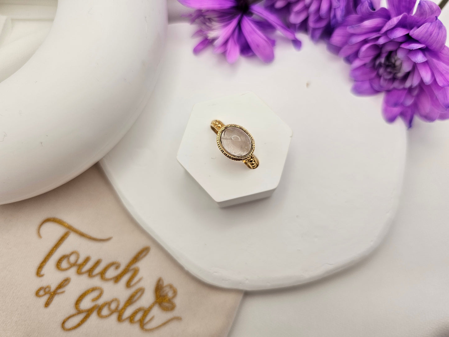 Dainty Mauve Ring