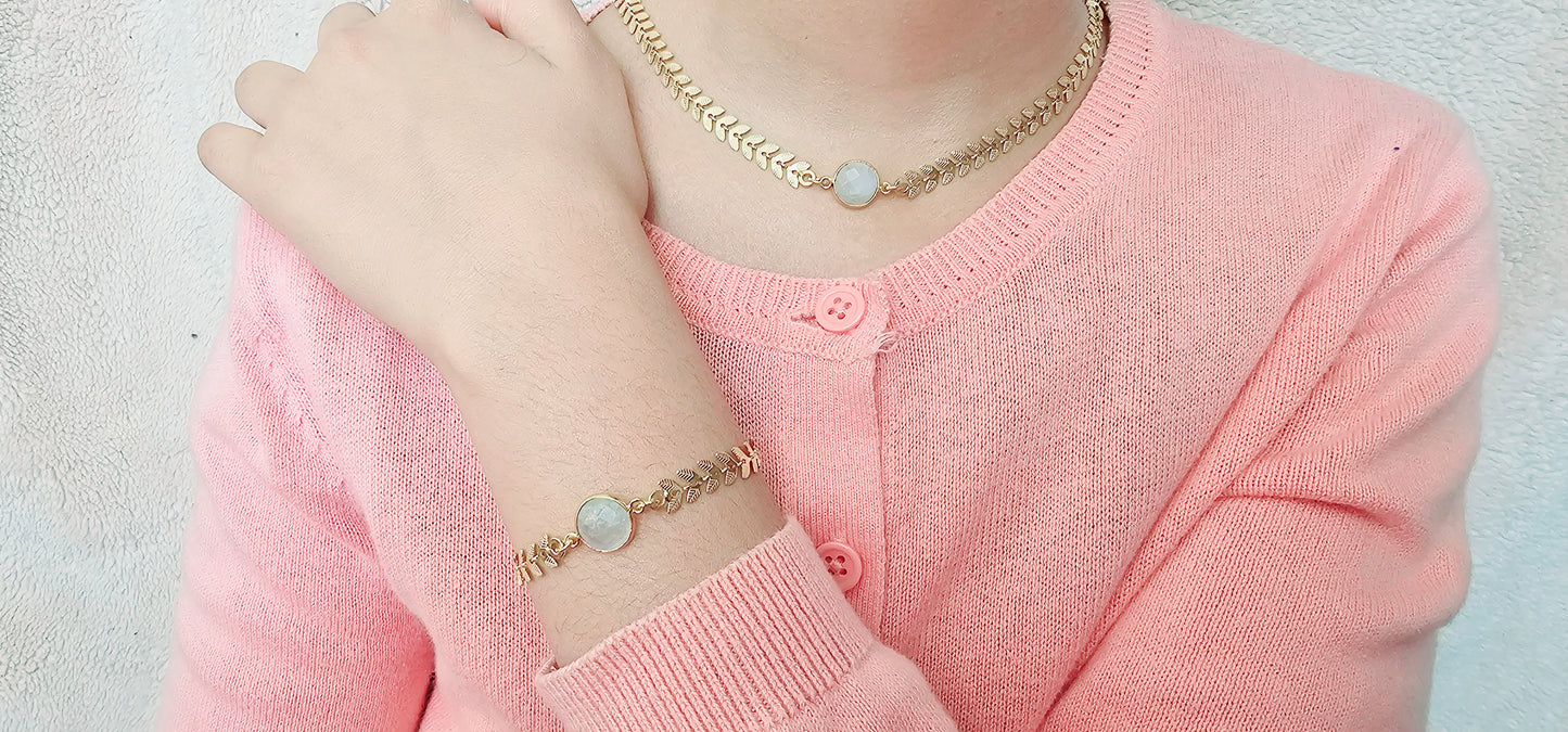 Opal Collar Necklace