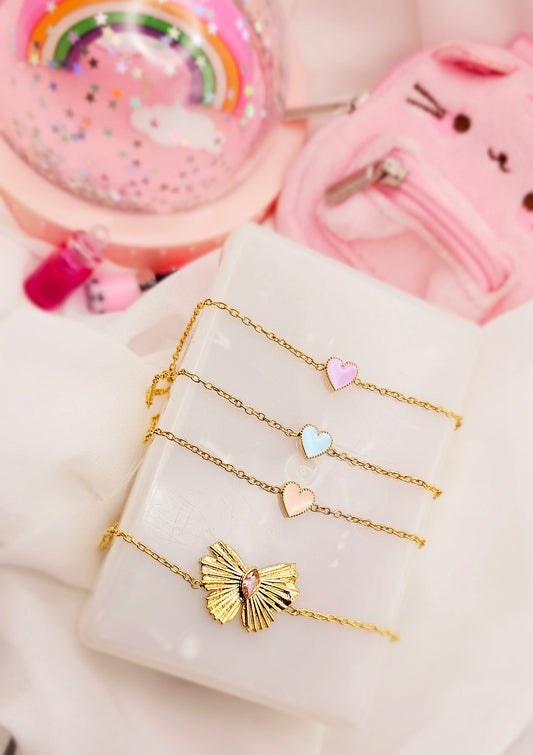 Mini Pink Butterfly Bracelet